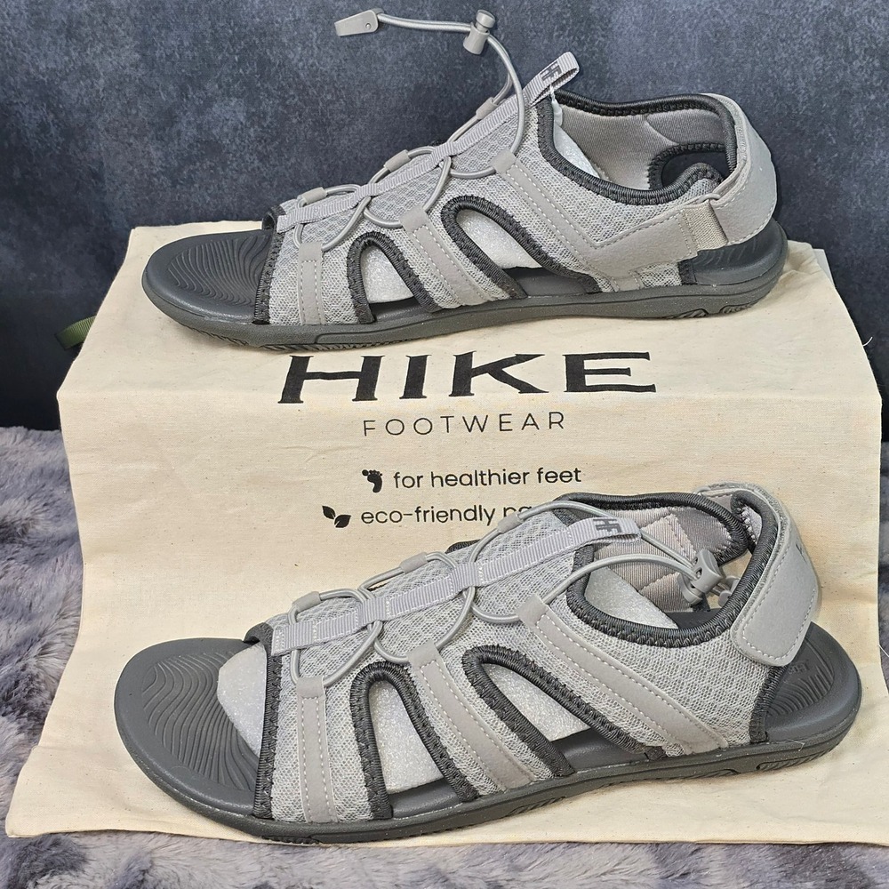 NWT Hike Footwear Baresandals I Grey Barefoot Minimalist Women Size 9 EU 40